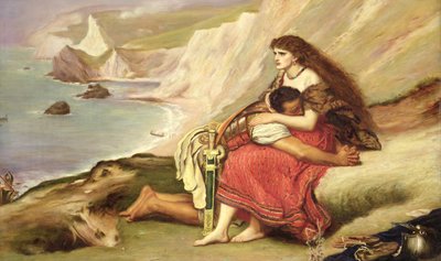 Ancient Briton by John Everett Millais